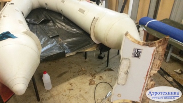 Ремонт пневмоконструкций, лодок, рибов