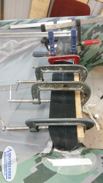 Ремонт пневмоконструкций, лодок, рибов